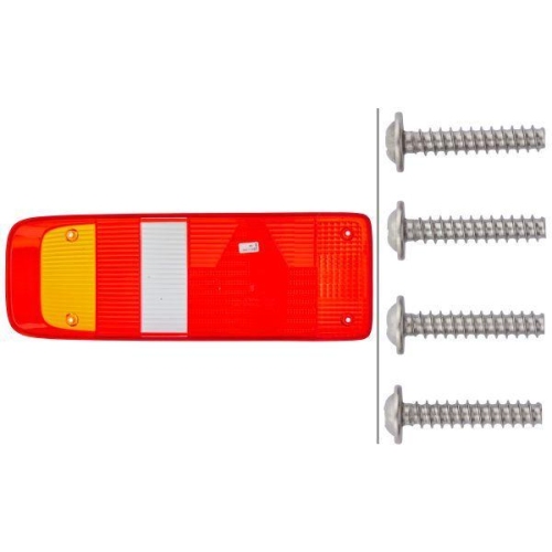 HELLA Lichtscheibe, Heckleuchte 9EL 340 829-021 f&uuml;r DAF MERCEDES-BENZ SCANIA