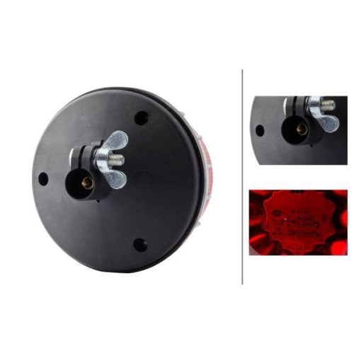 HELLA Blitz-Kennleuchte 2XD 011 557-221 K-LED 2.0 für GOLDHOFER