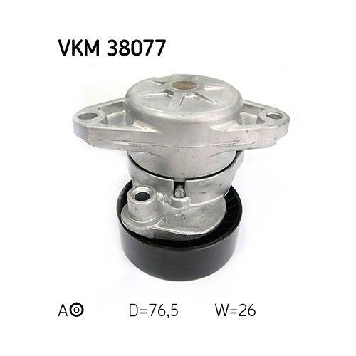 Riemenspanner, Keilrippenriemen SKF VKM 38077 f&uuml;r MERCEDES-BENZ, links oben