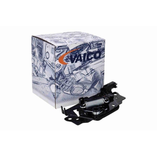 Motorhaubenschloss VAICO V58-0279 Green Mobility Parts für TESLA, unten, vorne