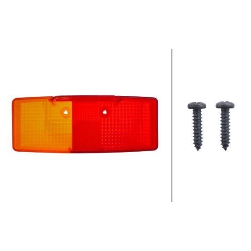 HELLA Lichtscheibe, Heckleuchte 9EL 130 809-001 f&uuml;r SAME DEUTZ-FAHR, rechts