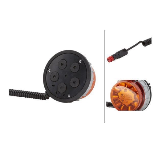 HELLA Blitz-Kennleuchte 2XD 011 557-301 K-LED 2.0 für KRAUSS-MAFFEI MANITOU