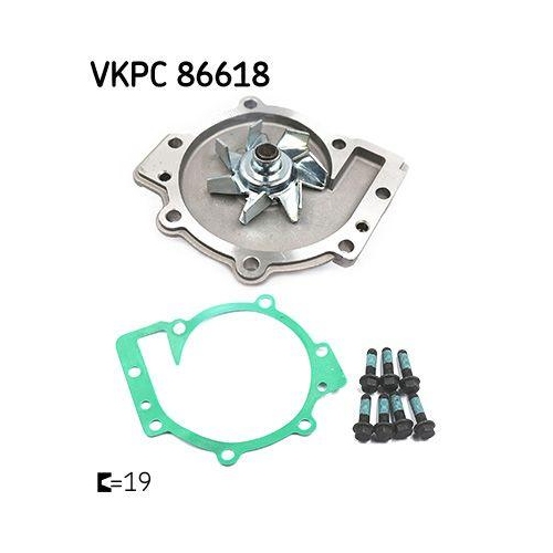 Wasserpumpe, Motorkühlung SKF VKPC 86618 für FORD RENAULT VOLVO VOLVO (CHANGAN)