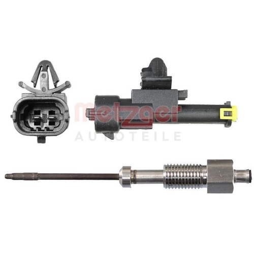 Sensor, Abgastemperatur METZGER 08941014 f&uuml;r HYUNDAI KIA, Ru&szlig;partikelfilter