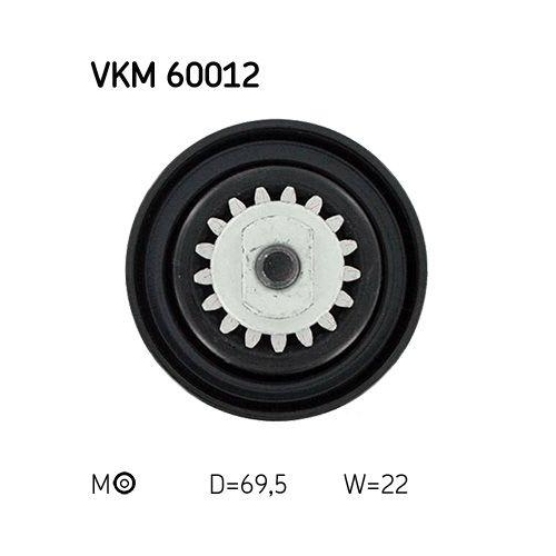 Riemenspanner, Keilrippenriemen SKF VKM 60012 f&uuml;r CHEVROLET