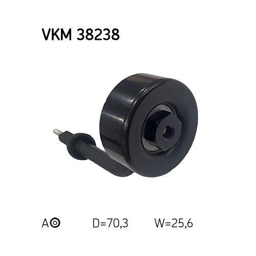 Riemenspanner, Keilrippenriemen SKF VKM 38238 f&uuml;r BMW OPEL ROVER VAUXHALL, links