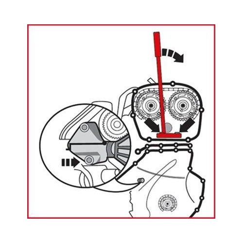 Kettenspanner, Steuerkette KS TOOLS 400.4350 für
