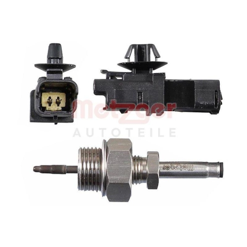 Sensor, Abgastemperatur METZGER 08941015 f&uuml;r RENAULT, nach Ru&szlig;partikelfilter