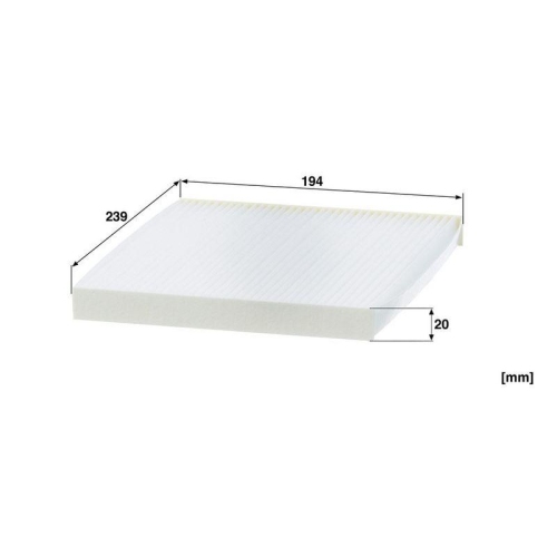 Filter, Innenraumluft MANN-FILTER CU 24 013 f&uuml;r HYUNDAI KIA