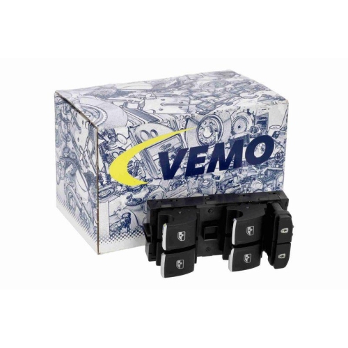 Schalter, Fensterheber VEMO V10-73-0679 Green Mobility Parts f&uuml;r SKODA VW