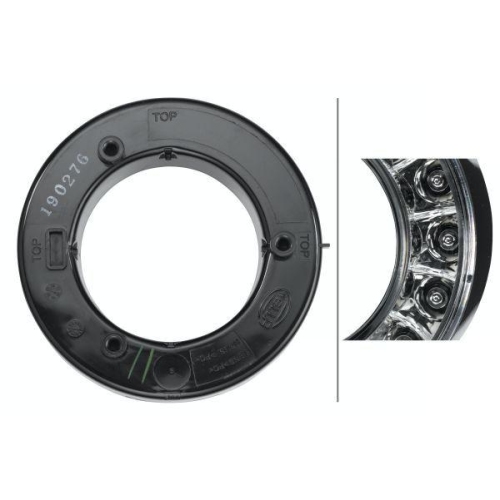 HELLA Heckblende 8XU 009 362-111 f&uuml;r DAF BLUECAR