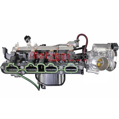 Saugrohrmodul METZGER 2100077 ORIGINAL ERSATZTEIL f&uuml;r OPEL VAUXHALL