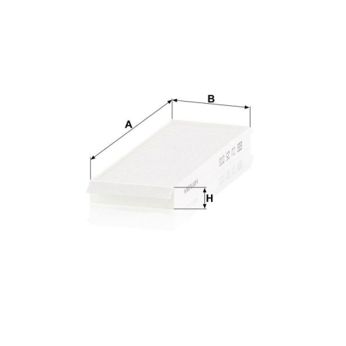 Filter, Innenraumluft MANN-FILTER CU 25 008-2 f&uuml;r HYUNDAI