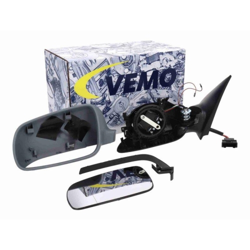 Au&szlig;enspiegel VEMO V10-69-0257 Original VEMO Qualit&auml;t f&uuml;r SEAT SKODA VAG, links