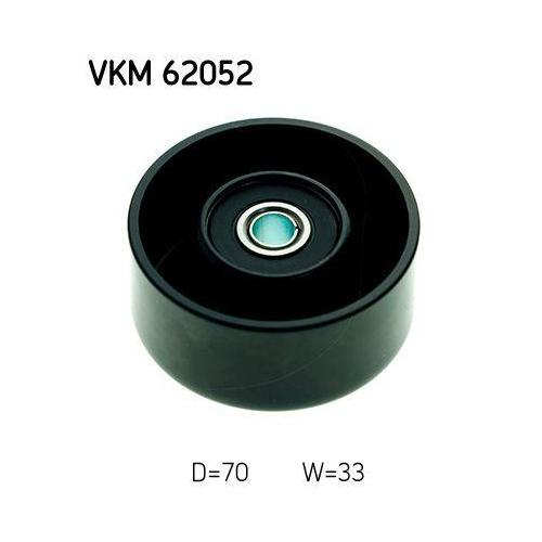 Umlenk-/F&uuml;hrungsrolle, Keilrippenriemen SKF VKM 62052 f&uuml;r NISSAN, rechts oben