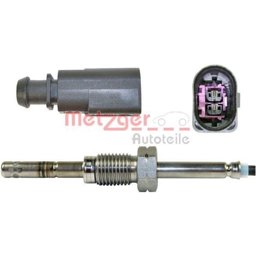 Sensor, Abgastemperatur METZGER 0894066 ORIGINAL ERSATZTEIL f&uuml;r VW