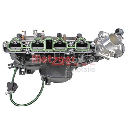 Saugrohrmodul METZGER 2100080 ORIGINAL ERSATZTEIL f&uuml;r OPEL GENERAL MOTORS