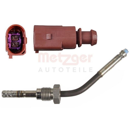 Sensor, Abgastemperatur METZGER 0894070 ORIGINAL ERSATZTEIL f&uuml;r VAG
