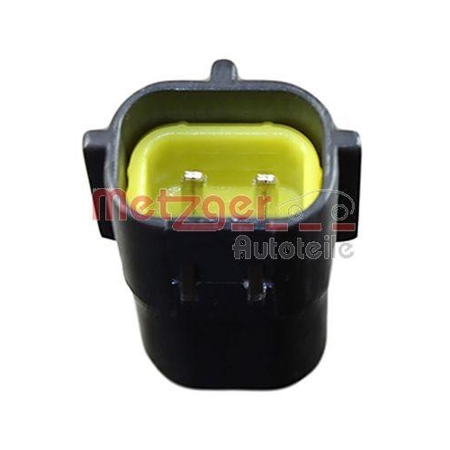 Sensor, Raddrehzahl METZGER 09001003 f&uuml;r KIA, Vorderachse links