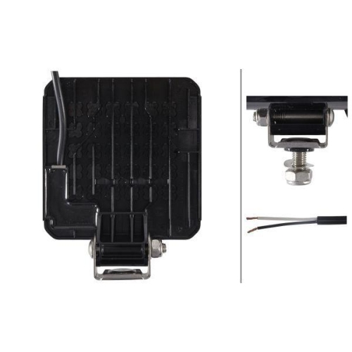 HELLA Arbeitsscheinwerfer 1GA 995 193-001 für SCANIA LIEBHERR CLAAS