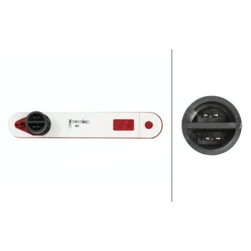 HELLA Umrissleuchte 2XS 009 226-101 für, seitlicher Anbau