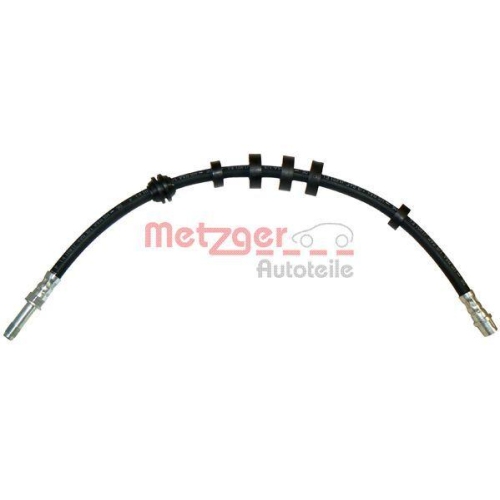 Bremsschlauch METZGER 4110447 f&uuml;r AUDI, Vorderachse links, Vorderachse rechts