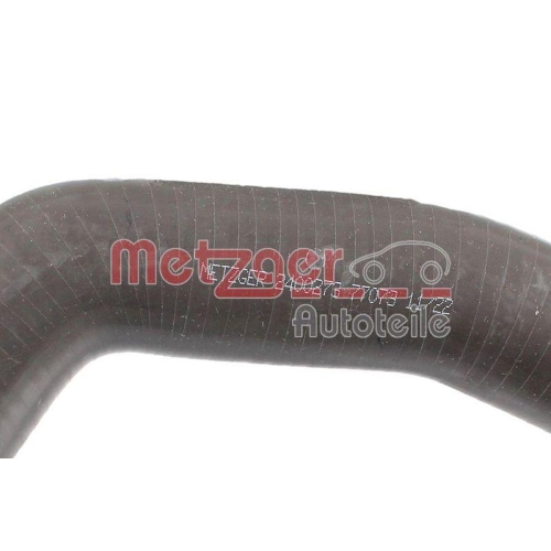 Ladeluftschlauch METZGER 2400273 für FORD, oben, rechts