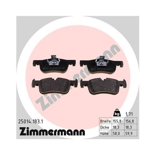 Bremsscheibe ZIMMERMANN 150.3496.20 COAT Z für BMW, Vorderachse