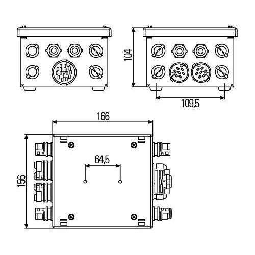 HELLA Verbindungs-/Verteilerstück 8JE 340 867-011 für SCANIA KÖGEL SOMMER KAMAG