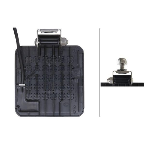 HELLA Arbeitsscheinwerfer 1GA 995 193-011 für LIEBHERR