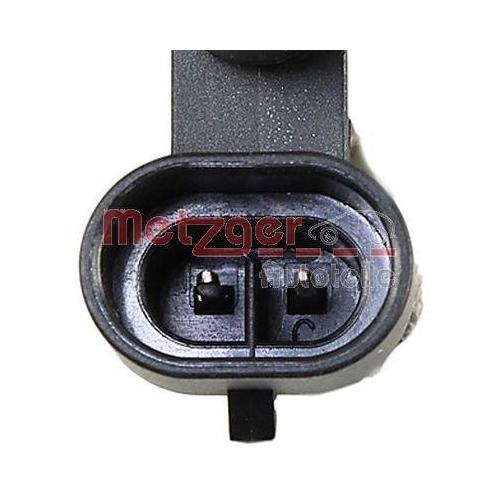 Sensor, Raddrehzahl METZGER 09001008 f&uuml;r HYUNDAI KIA, Hinterachse rechts