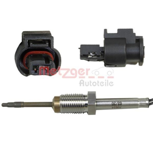 Sensor, Abgastemperatur METZGER 0894628 für BMW, vor Katalysator