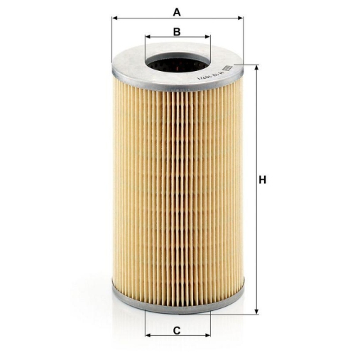 &Ouml;lfilter MANN-FILTER H 12 107/1 f&uuml;r FORD KRUPP MERCEDES-BENZ FAUN STEYR TATRA