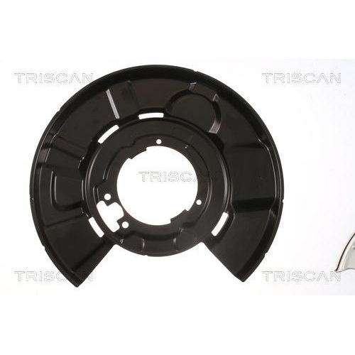 Spritzblech, Bremsscheibe TRISCAN 8125 11206 f&uuml;r BMW, Hinterachse rechts