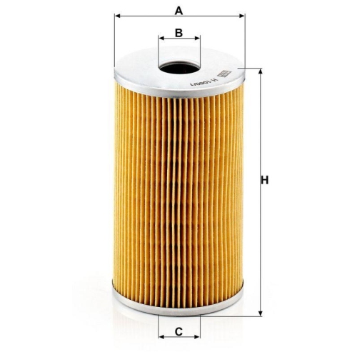 &Ouml;lfilter MANN-FILTER H 1050/1 f&uuml;r AUW&Auml;RTER DAF FORD HANOMAG HENSCHEL IVECO MWM