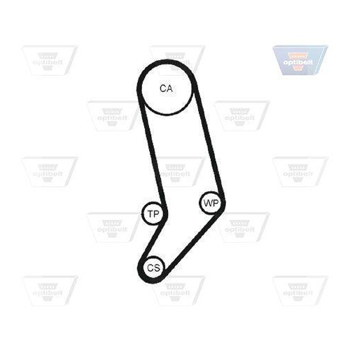 Zahnriemensatz OPTIBELT KT 1218 Optibelt-ZRK KIT f&uuml;r AUDI SEAT SKODA VW