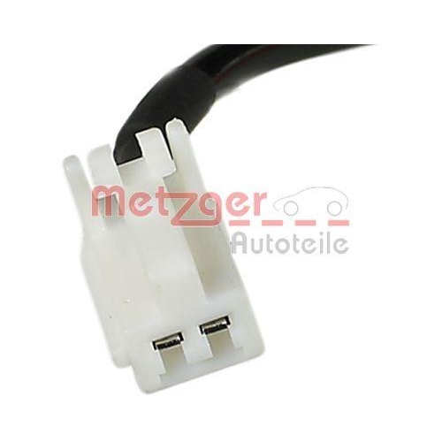 Sensor, Raddrehzahl METZGER 09001013 f&uuml;r KIA, Hinterachse links