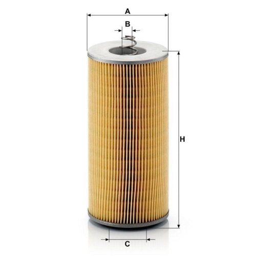 &Ouml;lfilter MANN-FILTER H 12 110/2 x f&uuml;r FORD MERCEDES-BENZ LIEBHERR RENAULT TRUCKS