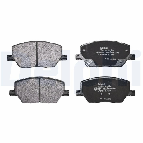DELPHI LP3184 Bremsbelagsatz, Scheibenbremse f&uuml;r ALFA ROMEO FIAT JEEP