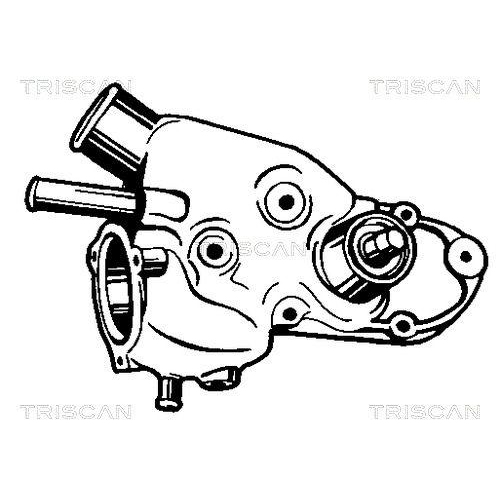 Wasserpumpe, Motork&uuml;hlung TRISCAN 8600 10069 f&uuml;r FORD PEUGEOT