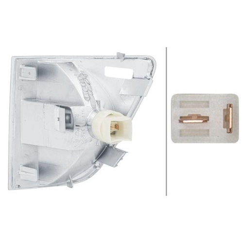 HELLA Blinkleuchte 2BA 007 016-041 f&uuml;r MERCEDES-BENZ HYMER, vorne rechts