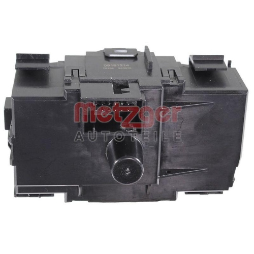 Schalter, Hauptlicht METZGER 09161214 f&uuml;r BMW, f&uuml;r Fahrzeuge mit Regensensor