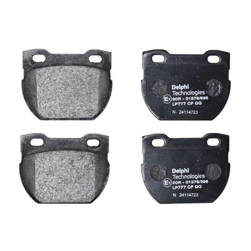 DELPHI LP777 Bremsbelagsatz, Scheibenbremse f&uuml;r LAND ROVER, Hinterachse