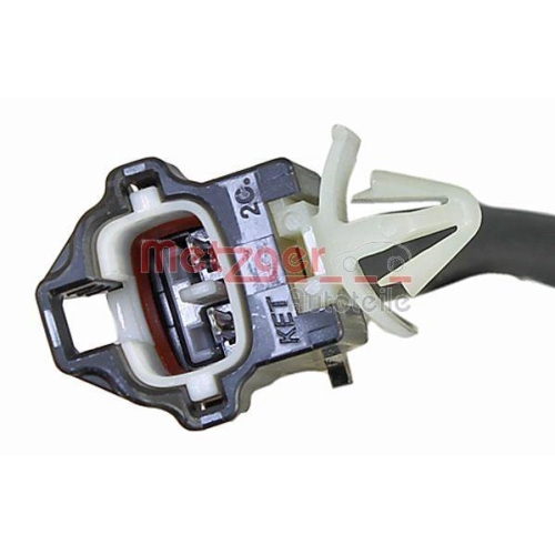 Sensor, Raddrehzahl METZGER 09001020 f&uuml;r HYUNDAI, Vorderachse rechts