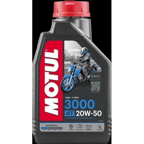 Motoröl MOTUL 107318 3000 20W-50 4T für