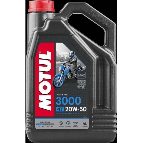 Motoröl MOTUL 107319 3000 20W-50 4T für