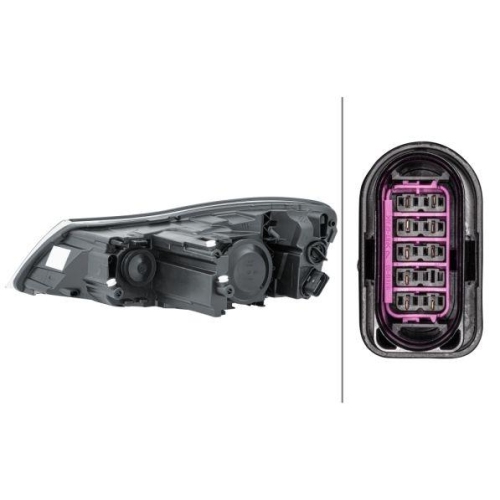 HELLA Hauptscheinwerfer 1EL 247 052-261 f&uuml;r SKODA, rechts