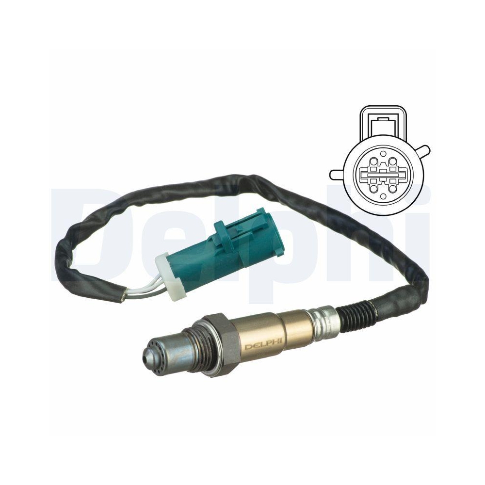 DELPHI ES20629-12B1 Lambdasonde f&uuml;r FORD FORD ASIA & OCEANIA, vor Katalysator