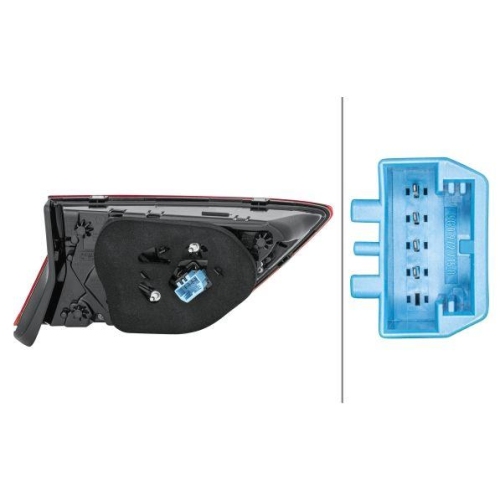 HELLA Heckleuchte 2SA 012 522-101 für VW, rechts