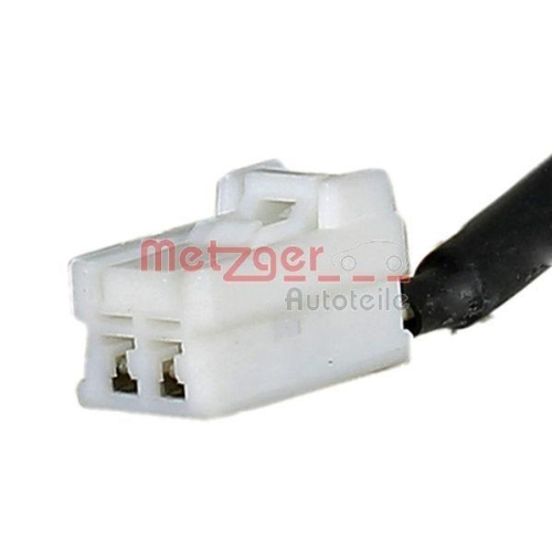 Sensor, Raddrehzahl METZGER 09001026 f&uuml;r KIA, Hinterachse rechts